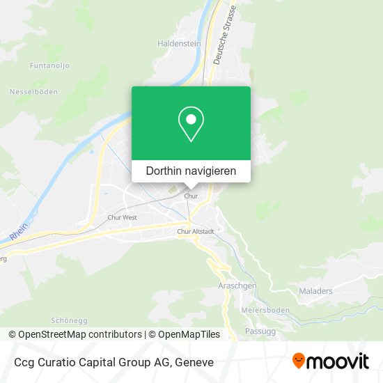 Ccg Curatio Capital Group AG Karte