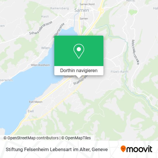 Stiftung Felsenheim Lebensart im Alter Karte