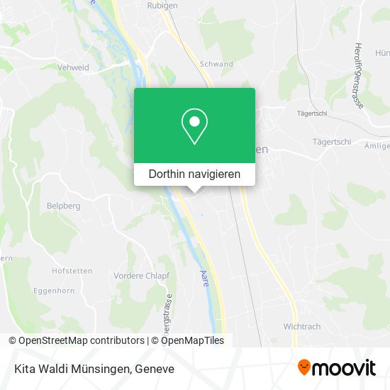 Kita Waldi Münsingen Karte