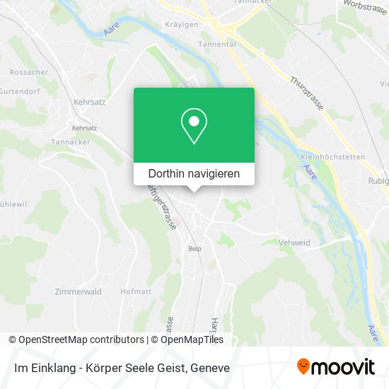 Im Einklang - Körper Seele Geist Karte