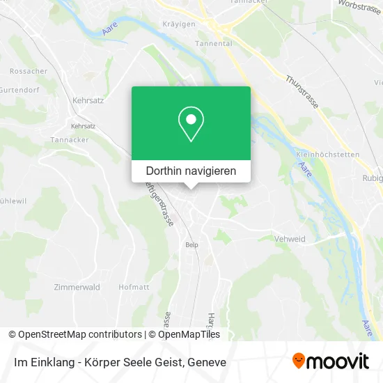 Im Einklang - Körper Seele Geist Karte
