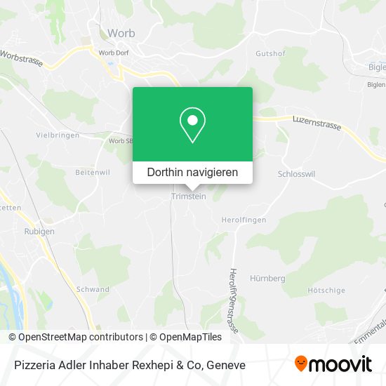 Pizzeria Adler Inhaber Rexhepi & Co Karte