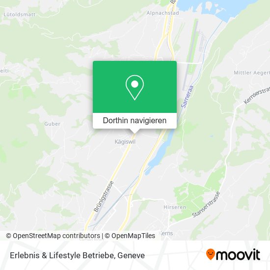 Erlebnis & Lifestyle Betriebe Karte