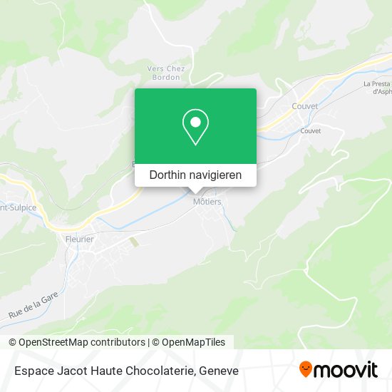 Espace Jacot Haute Chocolaterie Karte