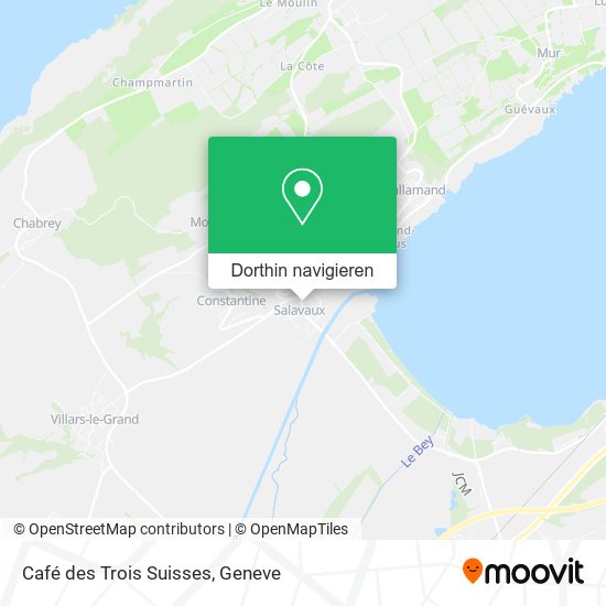 Café des Trois Suisses Karte