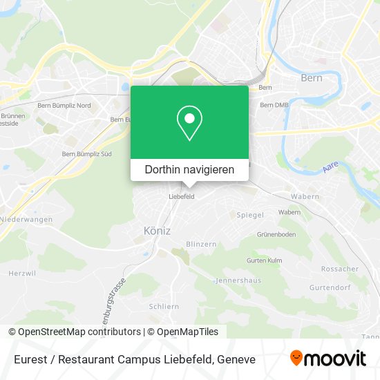 Eurest / Restaurant Campus Liebefeld Karte