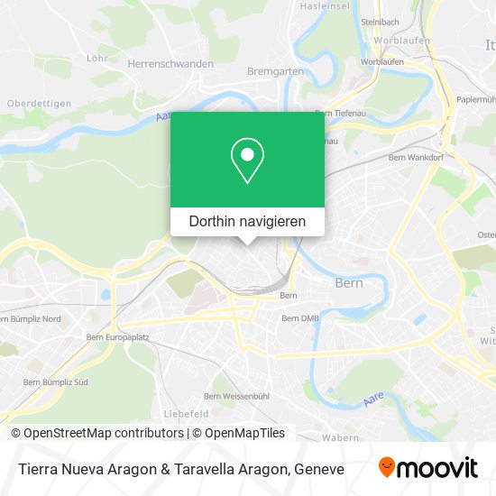 Tierra Nueva Aragon & Taravella Aragon Karte