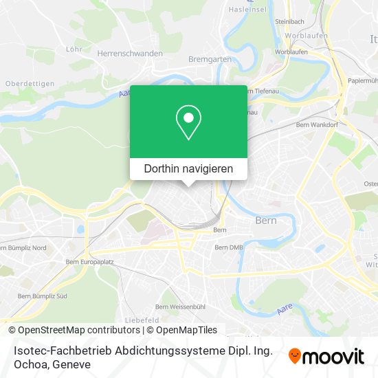 Isotec-Fachbetrieb Abdichtungssysteme Dipl. Ing. Ochoa Karte