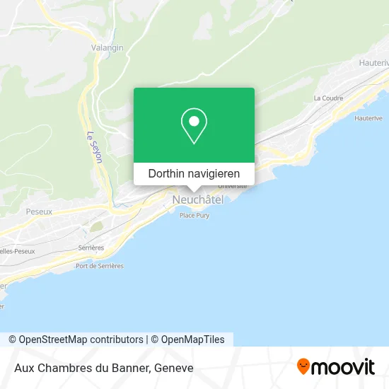 Aux Chambres du Banner Karte