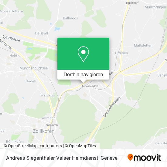 Andreas Siegenthaler Valser Heimdienst Karte