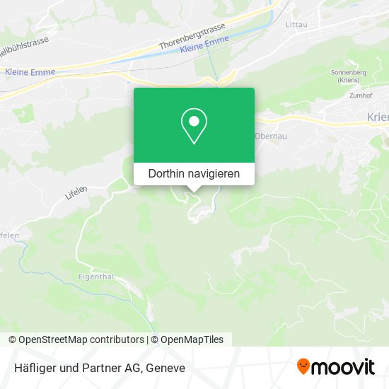 Häfliger und Partner AG Karte