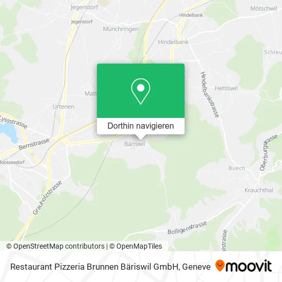 Restaurant Pizzeria Brunnen Bäriswil GmbH Karte