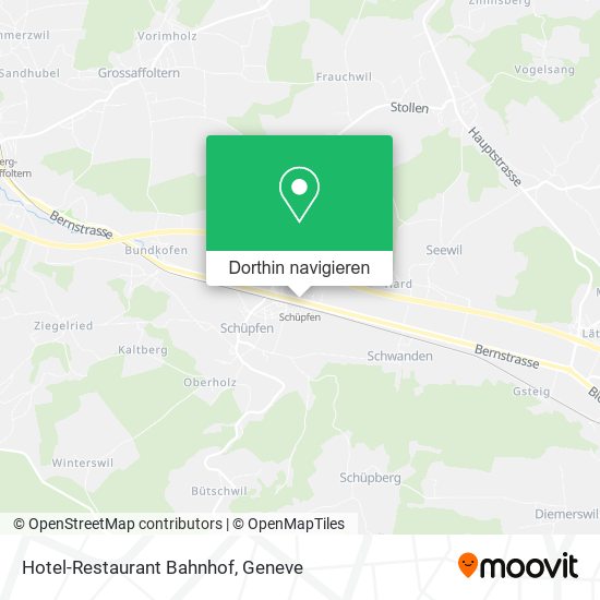 Hotel-Restaurant Bahnhof Karte