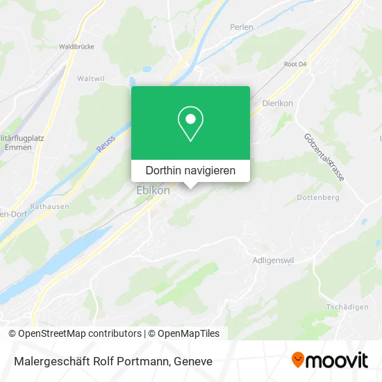 Malergeschäft Rolf Portmann Karte