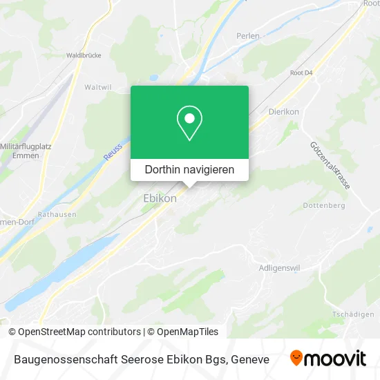 Baugenossenschaft Seerose Ebikon Bgs Karte