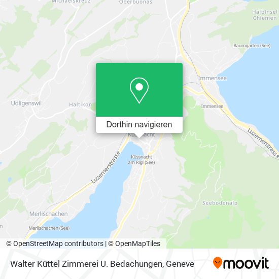 Walter Küttel Zimmerei U. Bedachungen Karte