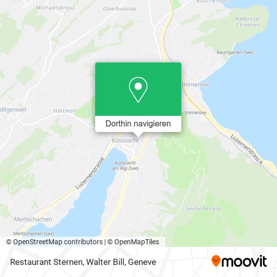 Restaurant Sternen, Walter Bill Karte