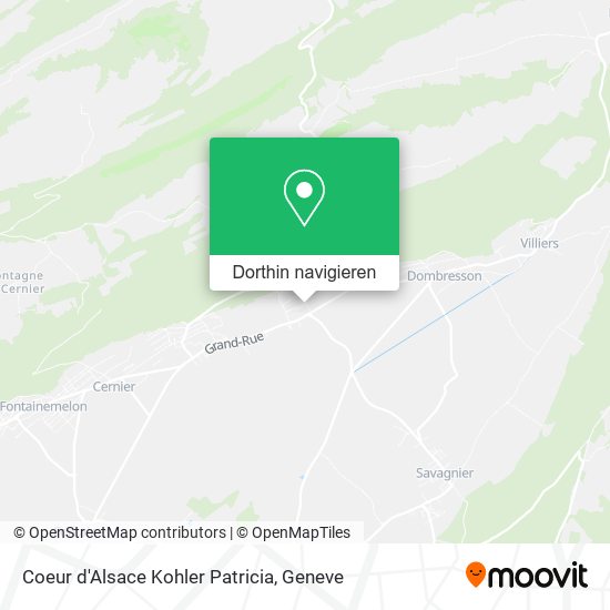 Coeur d'Alsace Kohler Patricia Karte