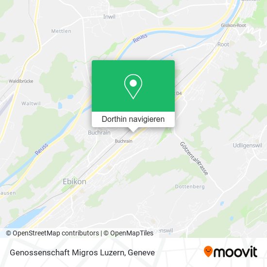 Genossenschaft Migros Luzern Karte
