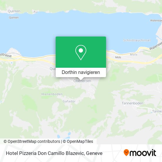 Hotel Pizzeria Don Camillo Blazevic Karte