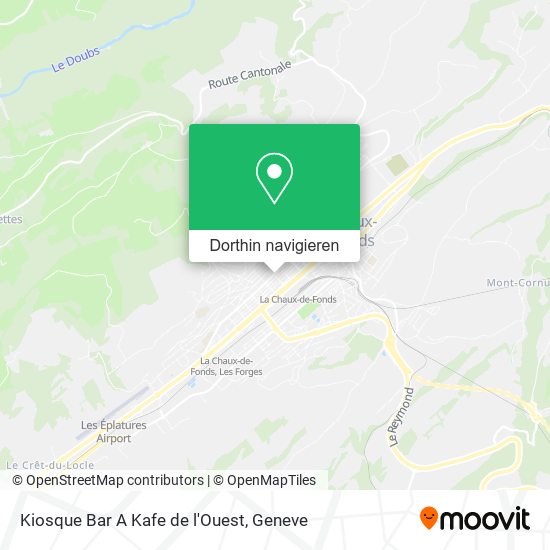 Kiosque Bar A Kafe de l'Ouest Karte
