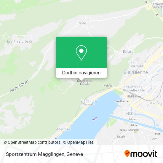Sportzentrum Magglingen Karte