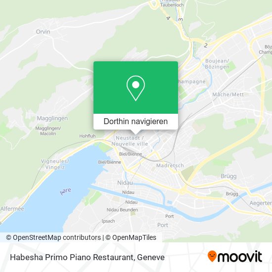Habesha Primo Piano Restaurant Karte