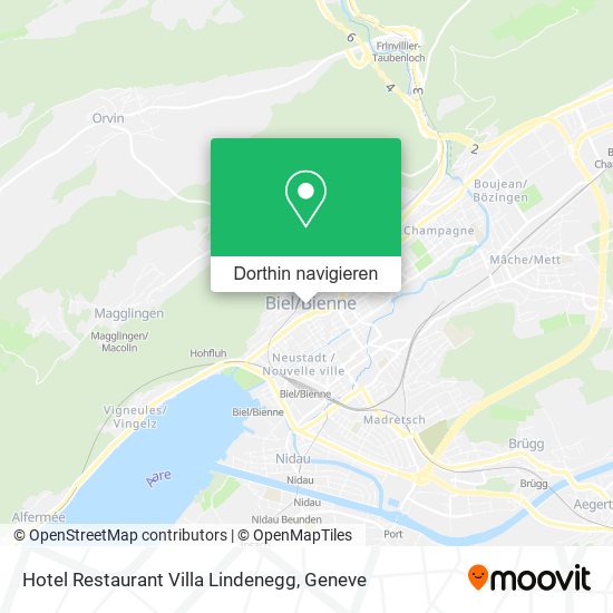 Hotel Restaurant Villa Lindenegg Karte