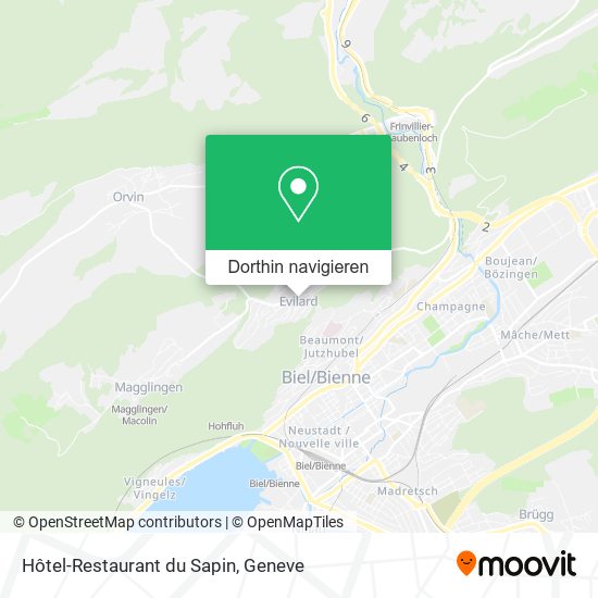 Hôtel-Restaurant du Sapin Karte