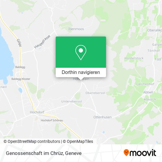Genossenschaft im Chrüz Karte