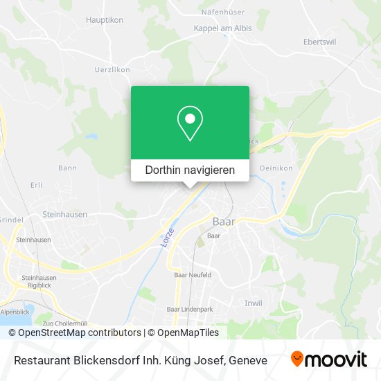 Restaurant Blickensdorf Inh. Küng Josef Karte
