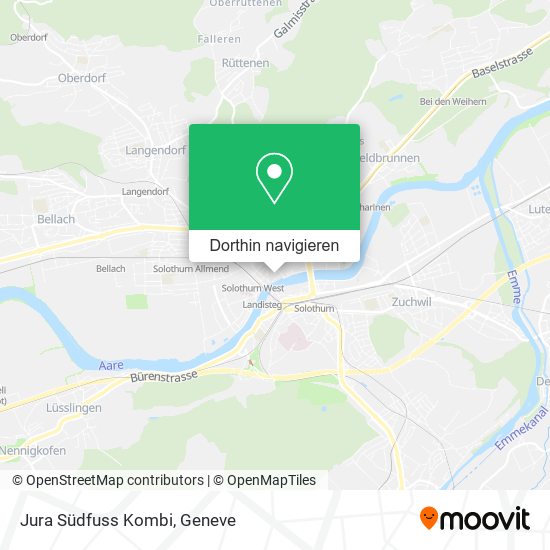 Jura Südfuss Kombi Karte