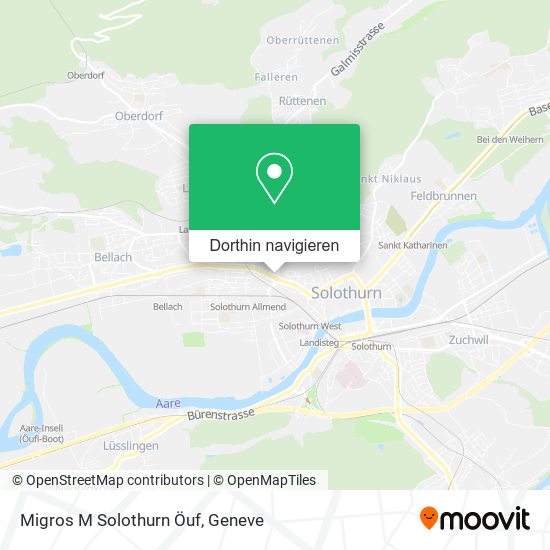 Migros M Solothurn Öuf Karte