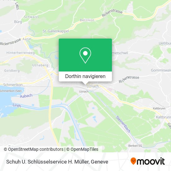 Schuh U. Schlüsselservice H. Müller Karte
