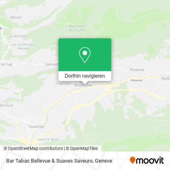 Bar Tabac Bellevue & Suaves Saveurs Karte