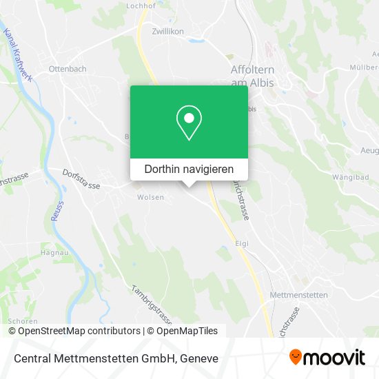 Central Mettmenstetten GmbH Karte