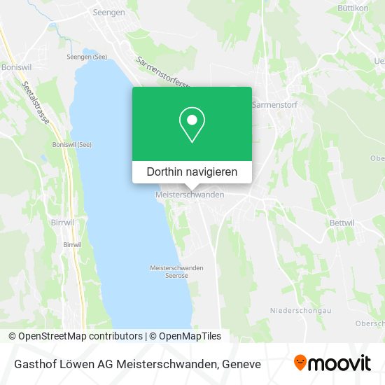 Gasthof Löwen AG Meisterschwanden Karte