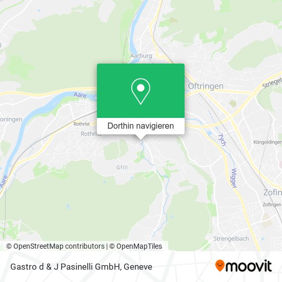 Gastro d & J Pasinelli GmbH Karte