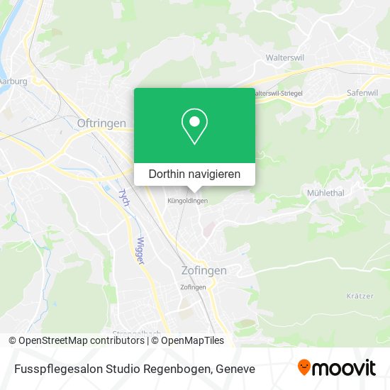 Fusspflegesalon Studio Regenbogen Karte
