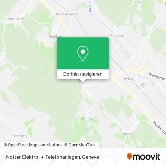 Notter Elektro- + Telefonanlagen Karte