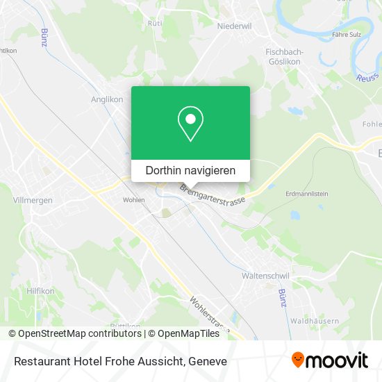 Restaurant Hotel Frohe Aussicht Karte