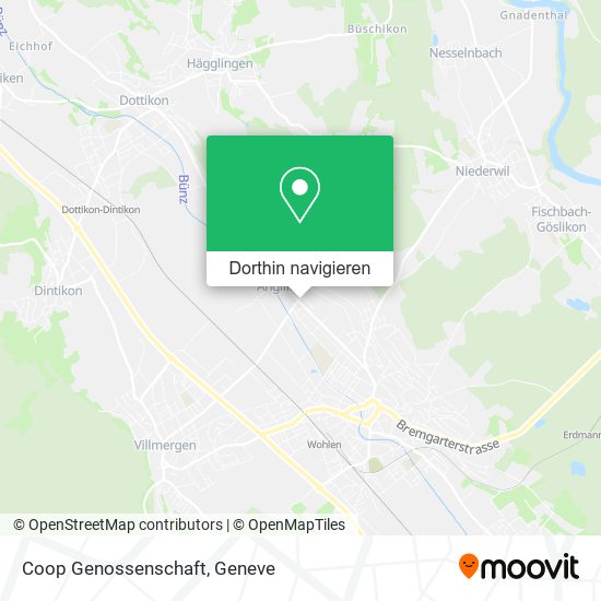 Coop Genossenschaft Karte