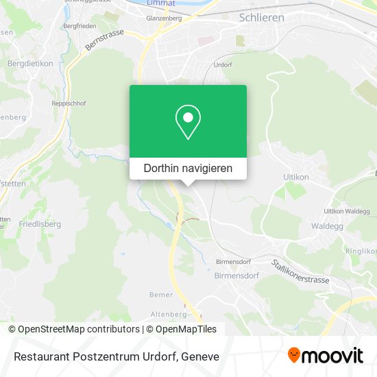 Restaurant Postzentrum Urdorf Karte