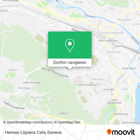 Henney Löpiens Cafe Karte