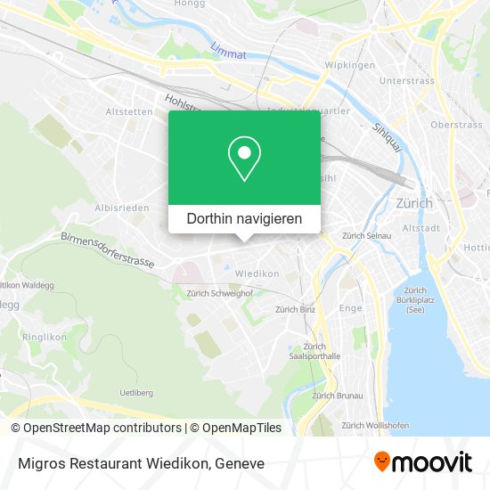 Migros Restaurant Wiedikon Karte