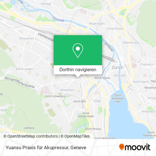 Yuansu Praxis für Akupressur Karte