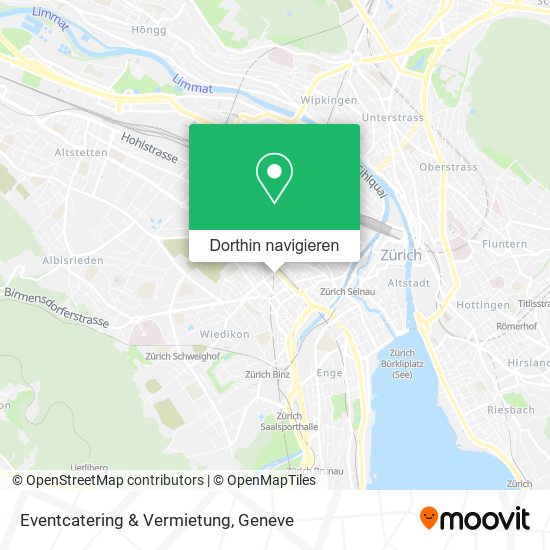 Eventcatering & Vermietung Karte