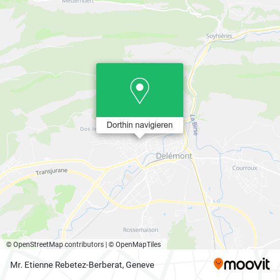 Mr. Etienne Rebetez-Berberat Karte