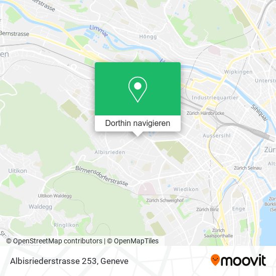 Albisriederstrasse 253 Karte