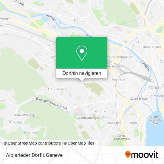 Albisrieder Dörfli Karte